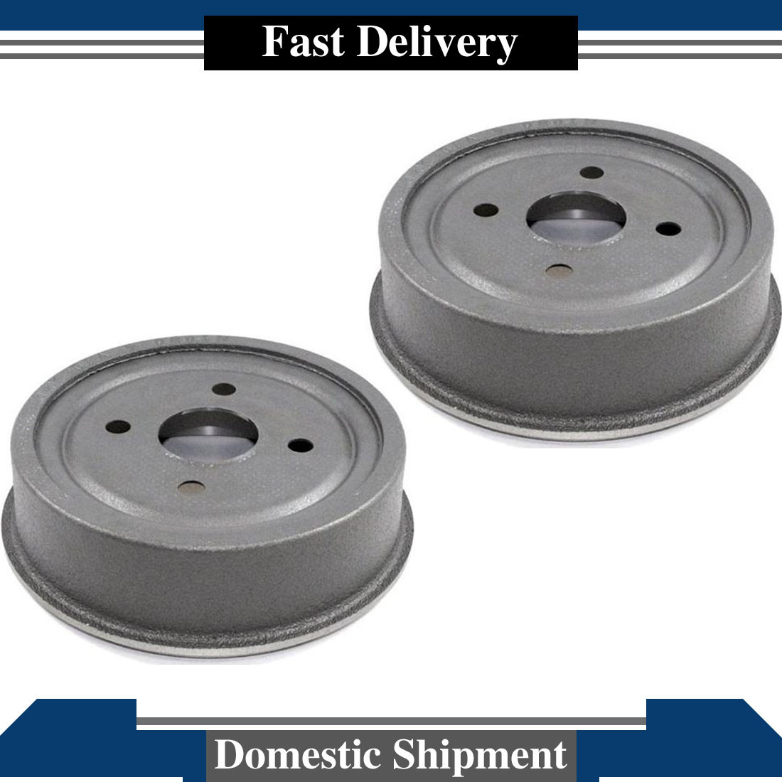 For Ford Falcon 1960-1965 2X DuraGo Front Brake Drum