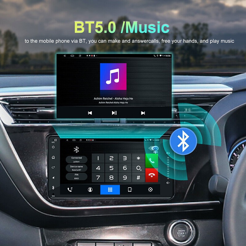 7″ 4+64GB Toyota Tundra 2000-2006 Car Radio Android 15 Apple CarPlay 2DIN GPS
