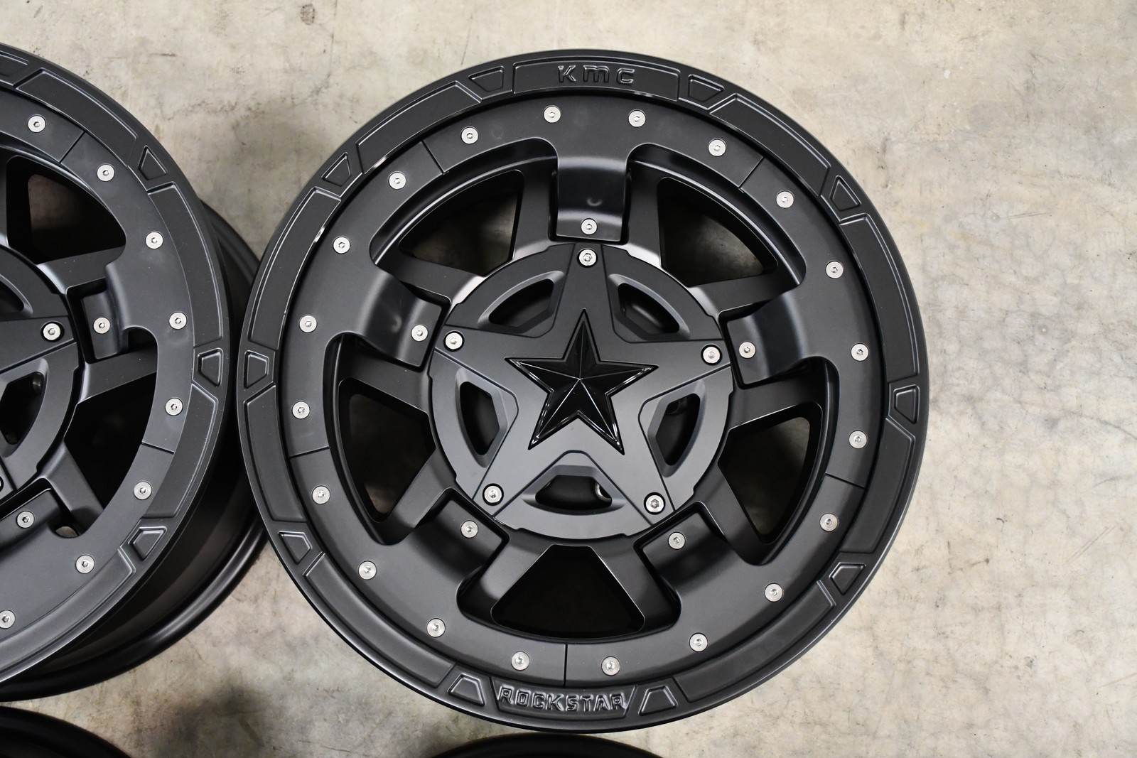 Set 4 XD XD827 Rockstar III 17×8 6×135 6×5.5 Matte Black Wheels 17″ 20mm Rims