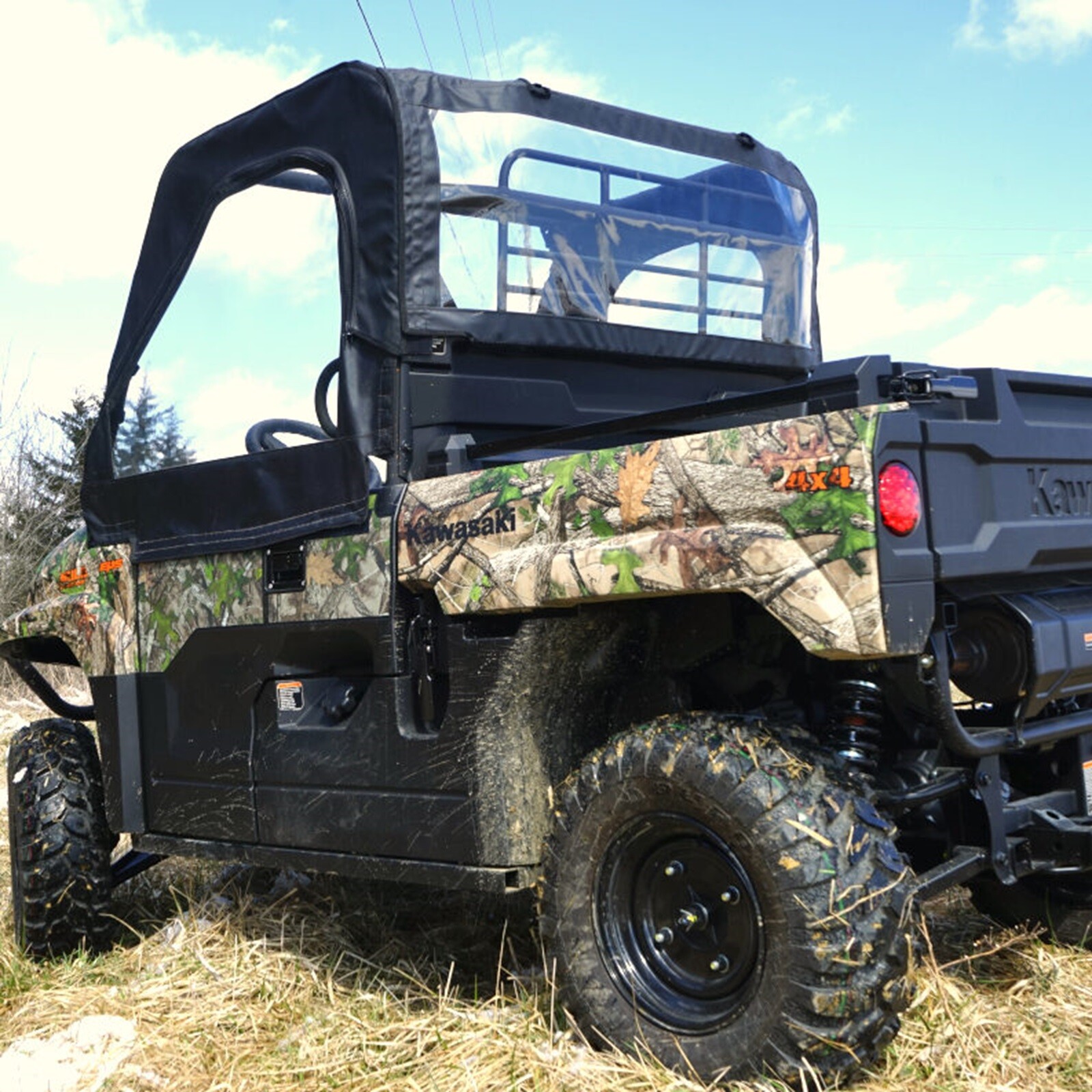 Seizmik Soft Upper Door and Rear Window Kit | Kawasaki Mule Pro-MX 2020-2025