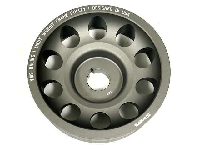 VMS Light Weight Aluminum Crankshaft Crank Pulley FOR Subaru Impreza WRX Sti