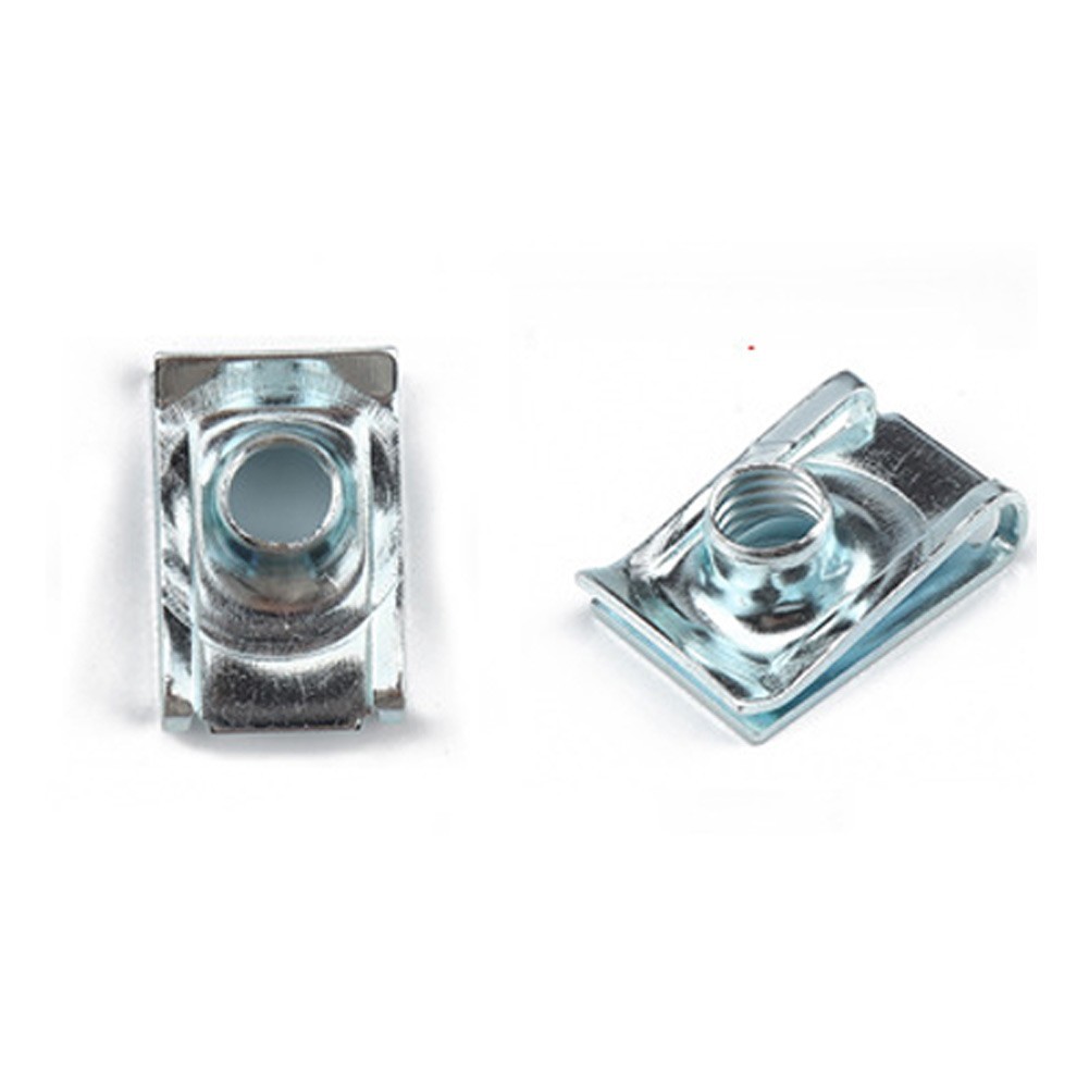 Car Clip Nuts M6 10PCS 304 Stainless Steel 65 Manganese Steel Speed Clips