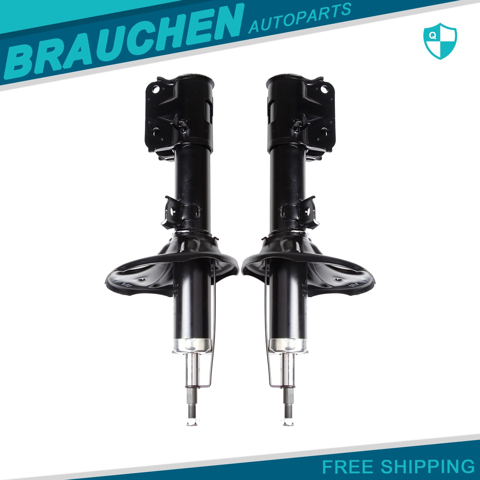 Pair Front Driver & Passenger Suspension Shock Struts For Hyundai Santa Fe 01-06