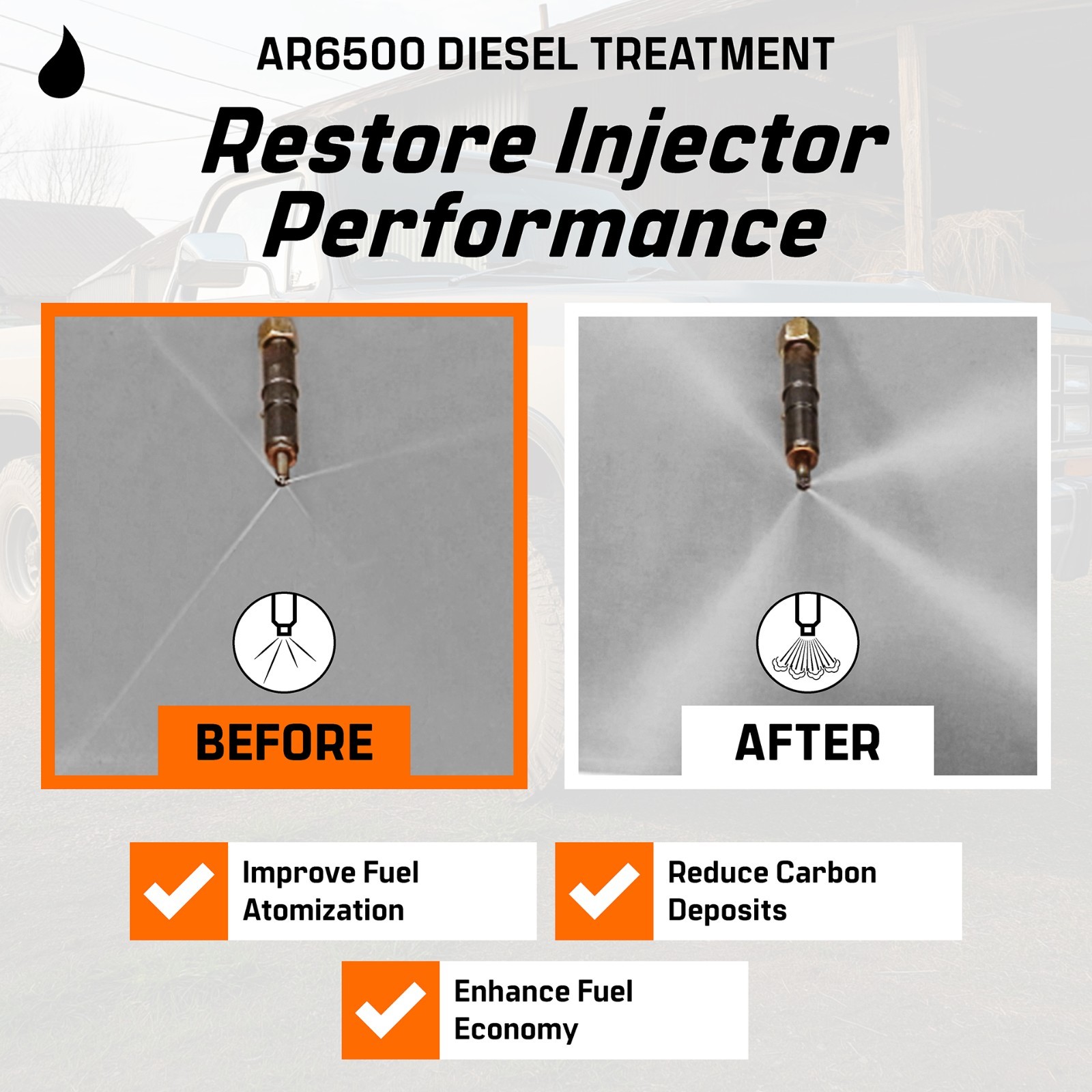 Archoil AR6500 Diesel Treatment (40oz) Two Pack – Treats 800 Gallons
