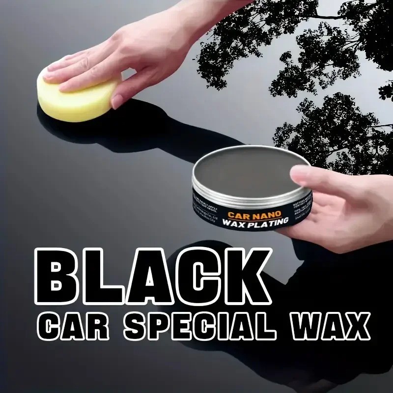 Premium Black Car Wax Dark Paint Polish Mirror Shine UV Protection Sealant