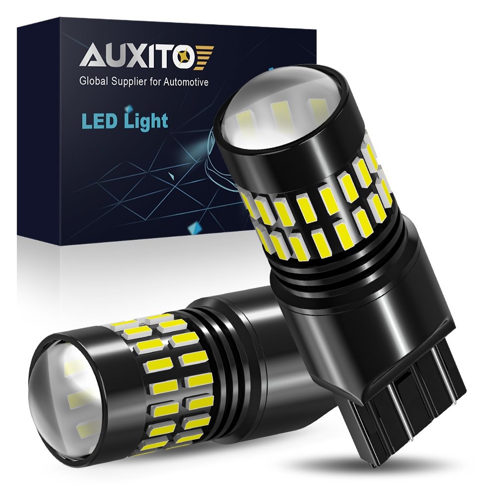 AUXITO 7443 7444 LED Backup Reverse Back Up Light Bulbs Super Bright White 6000K