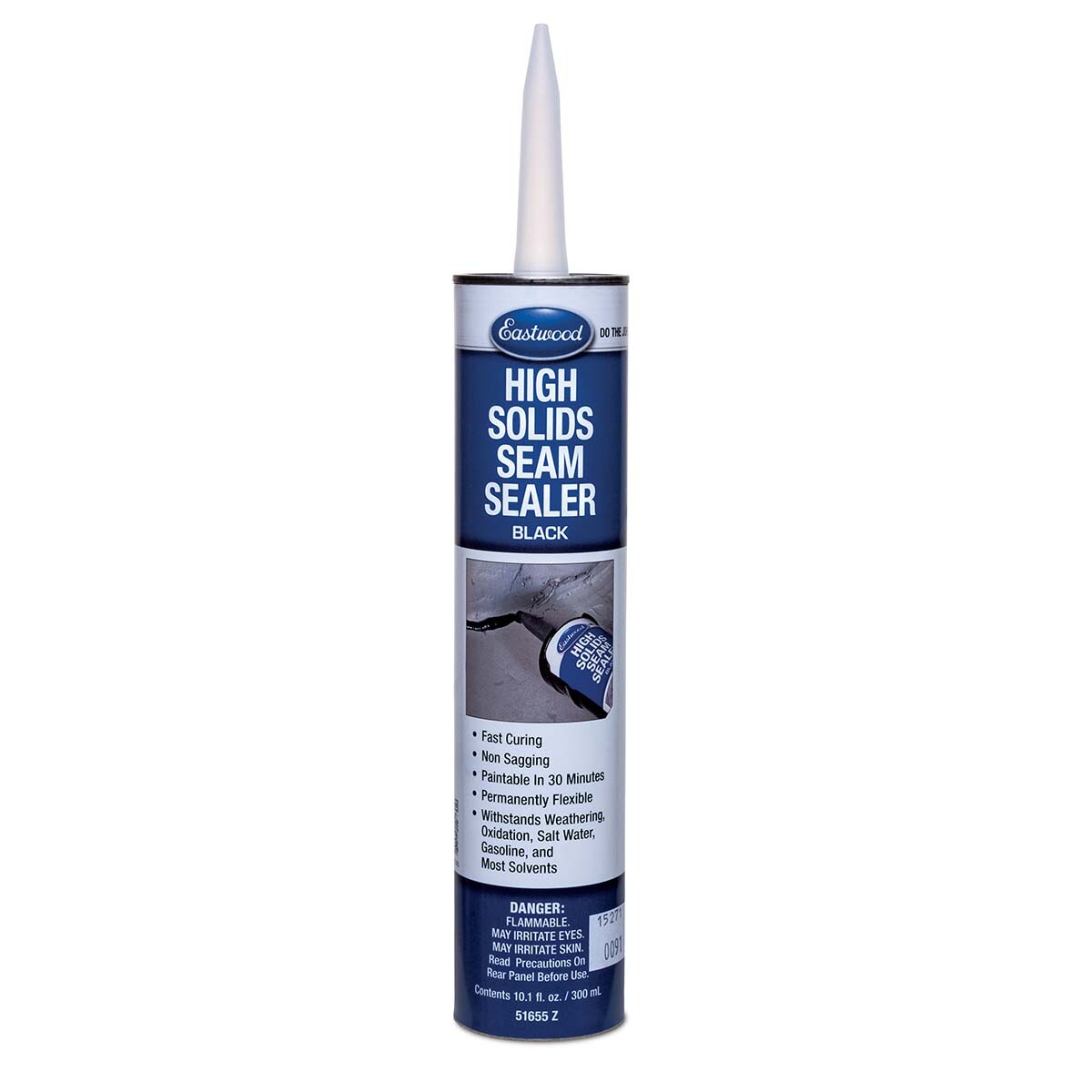 Eastwood Flexible Insulated Waterproof Black Seam Sealer Cartridge 10.1 oz