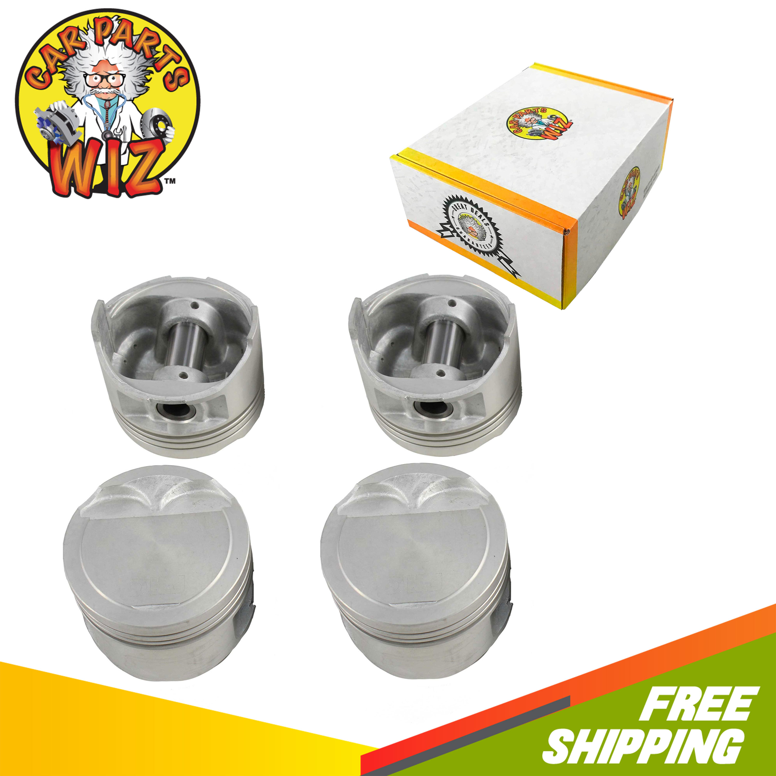 Engine Piston Set Fits 92-98 Toyota Paseo Tercel 1.5L 5EFE
