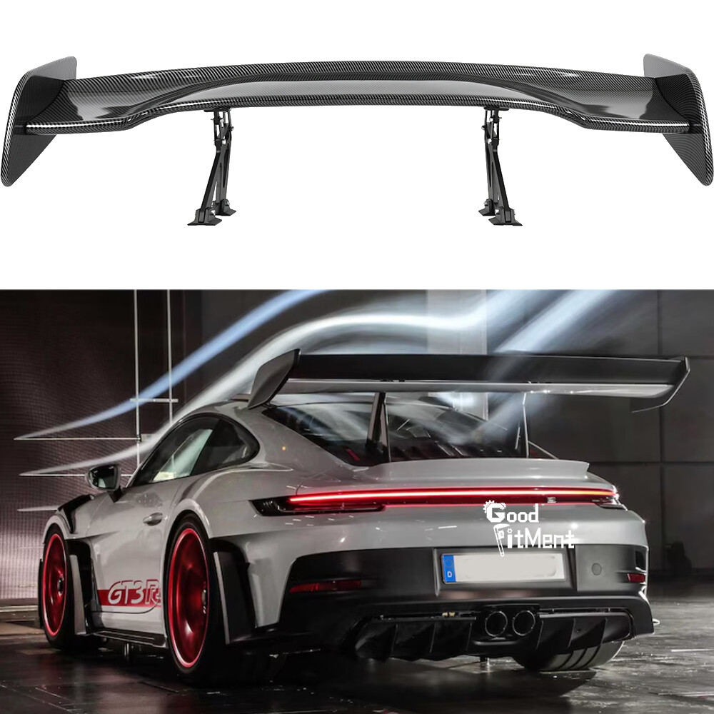 For Porsche 911 GT3 RS Coupe 57″ Carbon Fiber Wide GT-Style Trunk Spoiler Wing