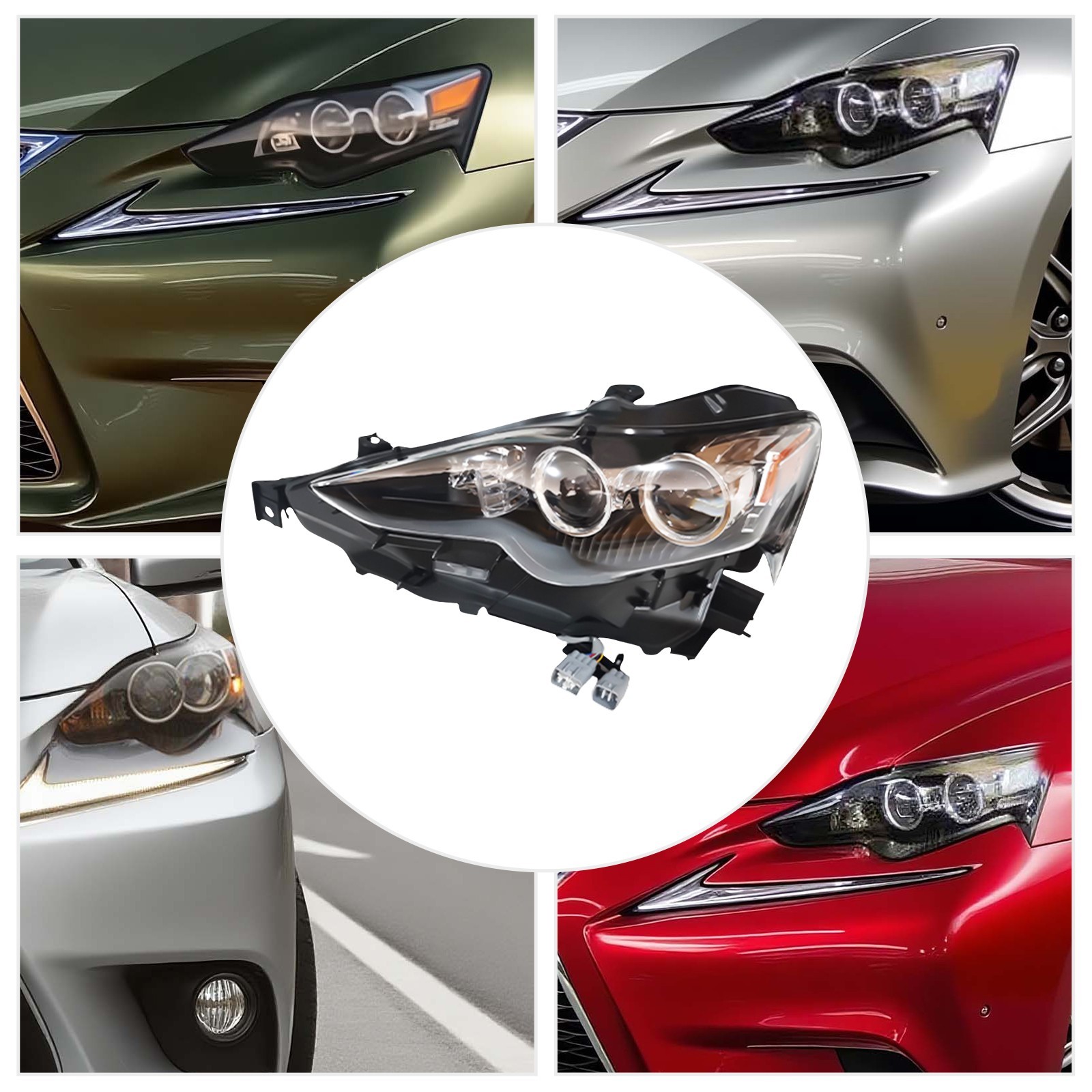 Front, Left, Right Headlamp For Lexus IS250 IS350 2014 2015 2016 LED Headlights