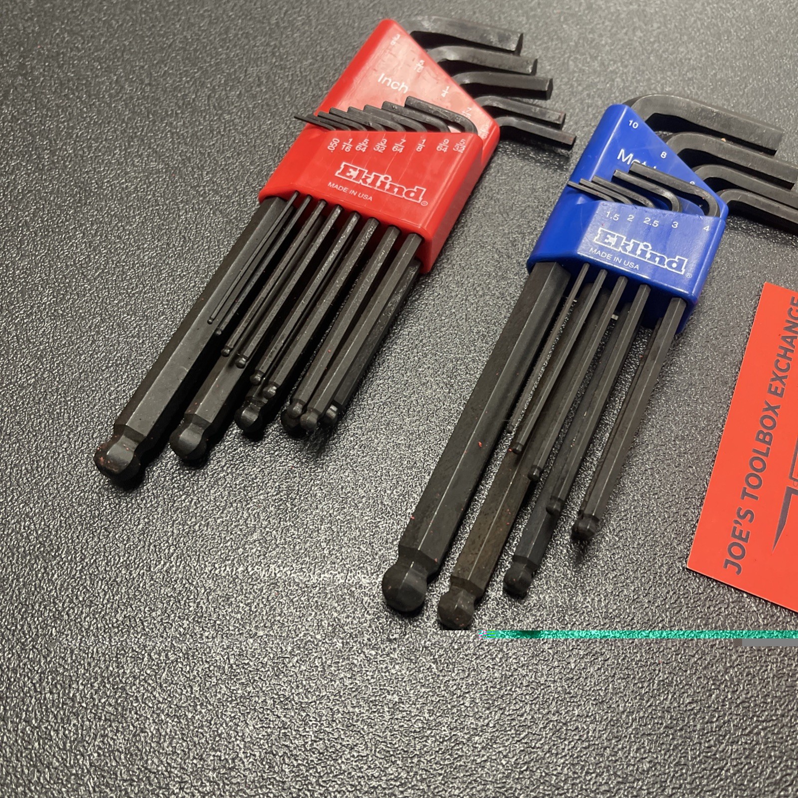 Eklind Ball End Hex Wrench SAE Metric 22Pc Set Kit Combo 13609, 13213