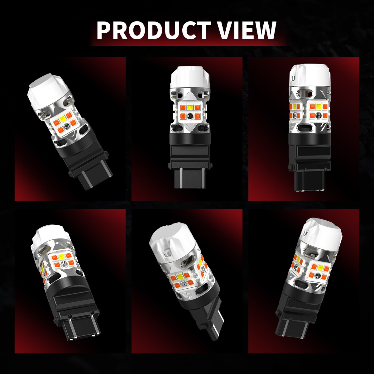LASFIT LED Turn Signal Lights Switchback 3157 for Chevy Silverado 1500 1999-2013