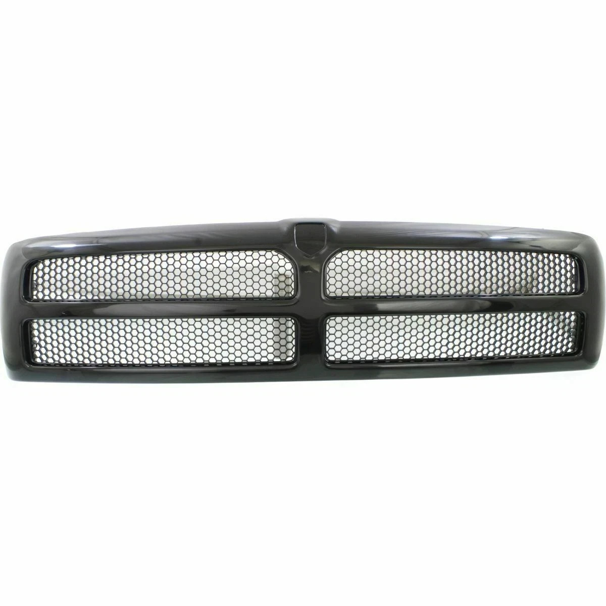 New Grille Assembly Matte Black Plastic For 1994-2002 Dodge Ram 2500 / Ram 3500