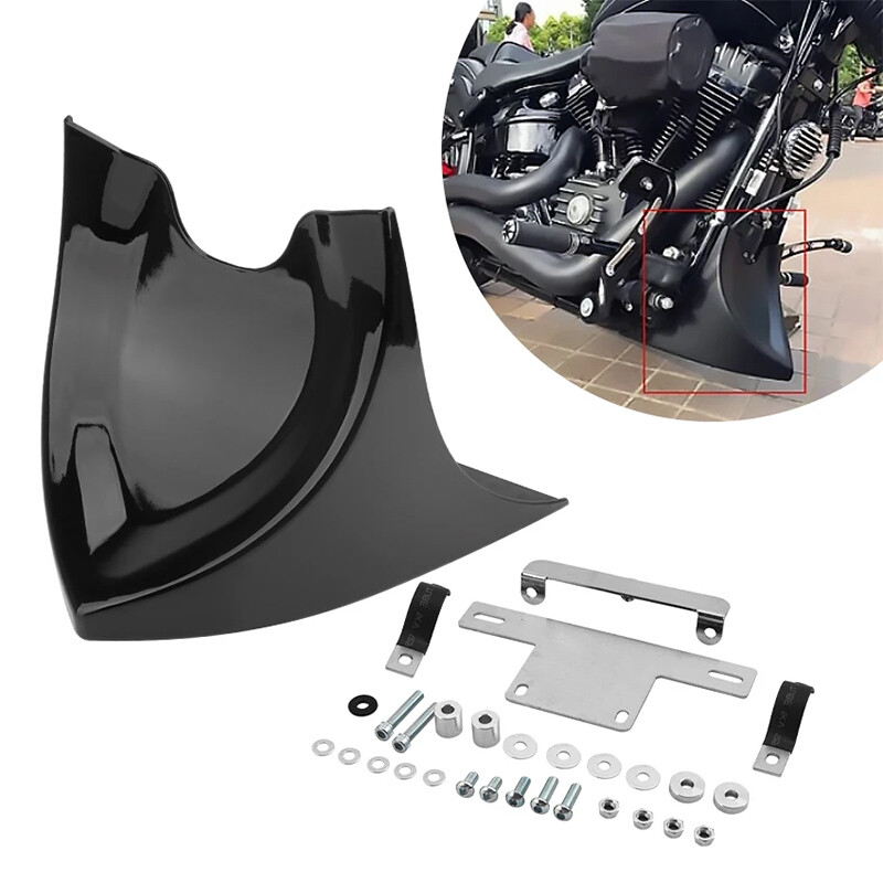 Lower Spoiler Chin Fairing Cover Fit for Harley Dyna FXD FLSTF Softail FLHX FLTR