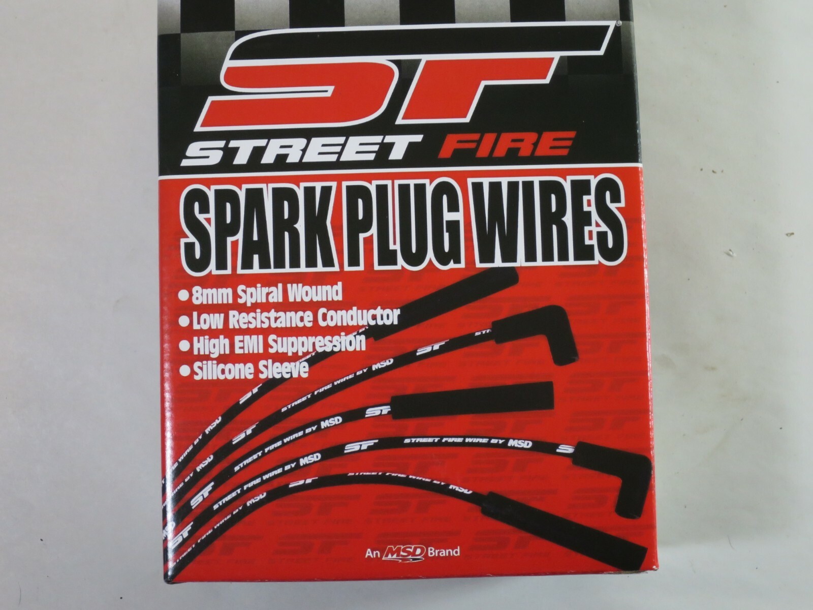 MSD Street Fire Spark Plug Wire Set for Small Block Chevy 350 HEI 5554