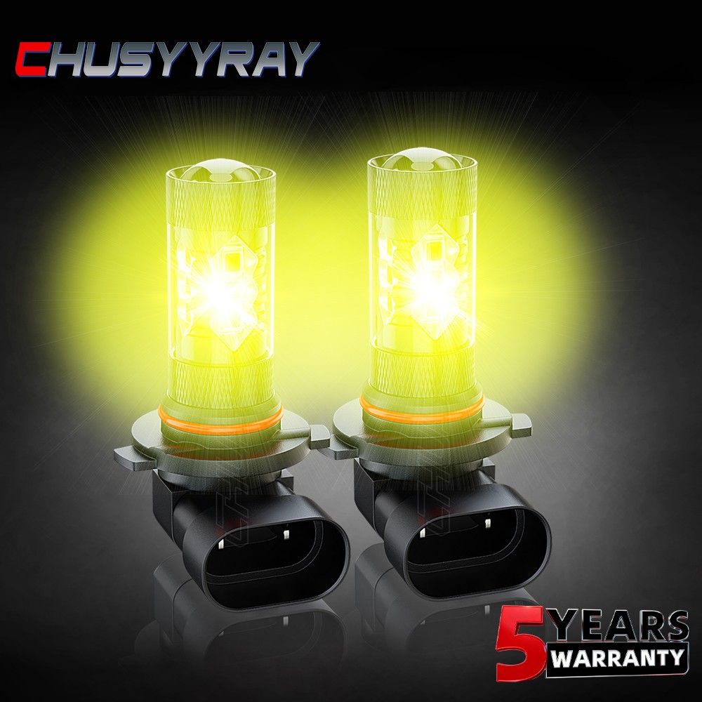 For Ford F150 2015 206 2017 2018 Pair 9145 LED Fog Lights Bulbs 4500K Yellow