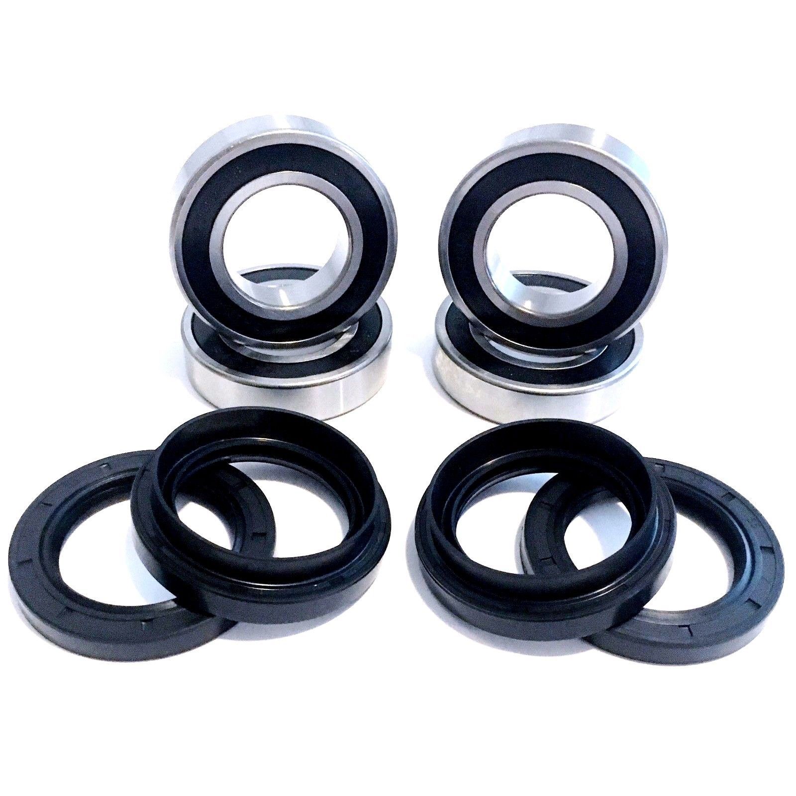 Both Front Wheel Bearing Seal Kits for 1993-2006 Yamaha Kodiak 400 450 2×4 4×4