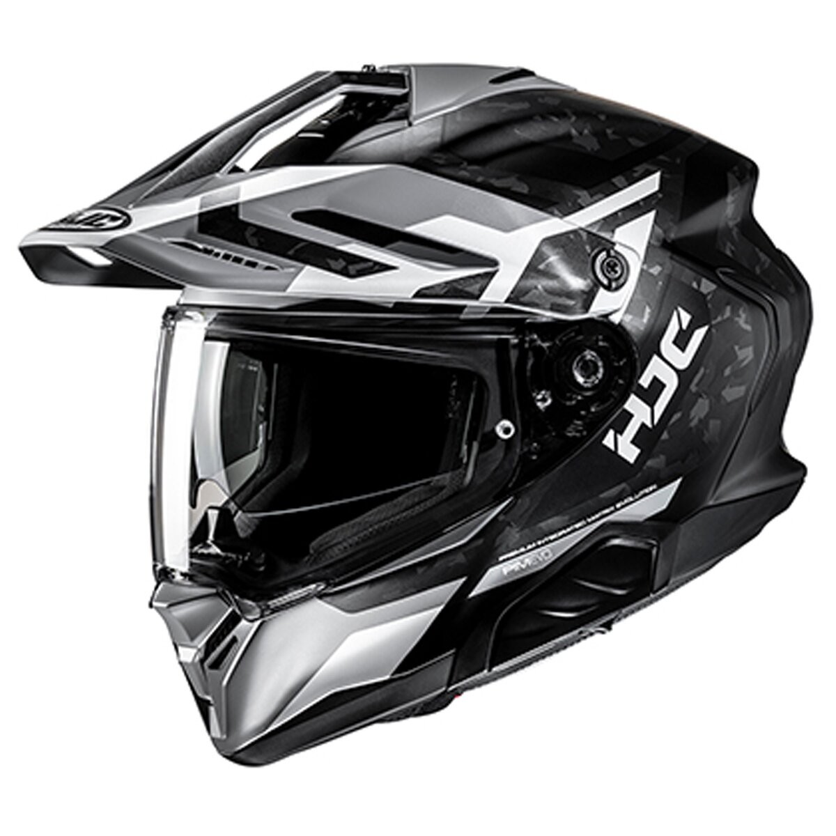 HJC Semi-Flat Black/Silver/White RPHA 60 Dakar MC5SF Helmet 452057