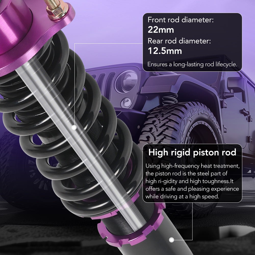 Coilover Shock Absorber Lowering Kit For Plymouth Neon 2000-2001 Chrysler Neon