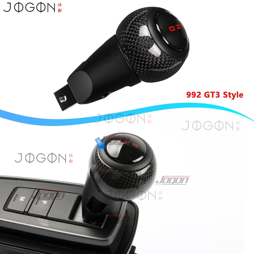Replace For Porsche 911 Carrera Turbo S 20+ Carbon Gear Shifter Knob PDK 992 GT3