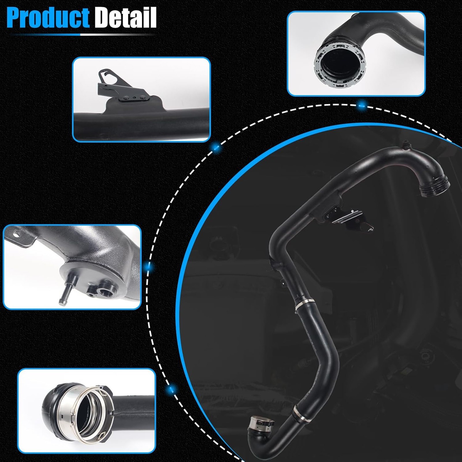 23131218 for Buick Regal Chevrolet Malibu 2.0L L4 Turbo Intercooler Outlet Hose.