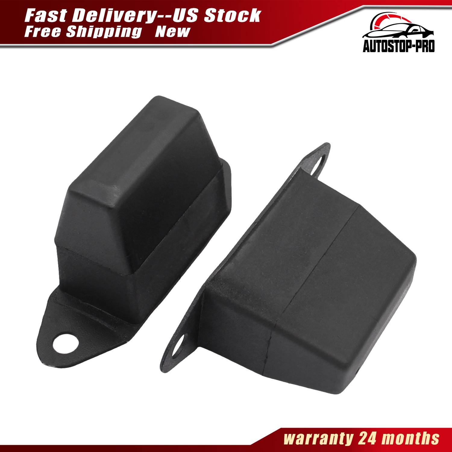 2 Pcs 3” Rear Suspension Bump Stop Fit for Jeep M-J Comanche 1987-1992