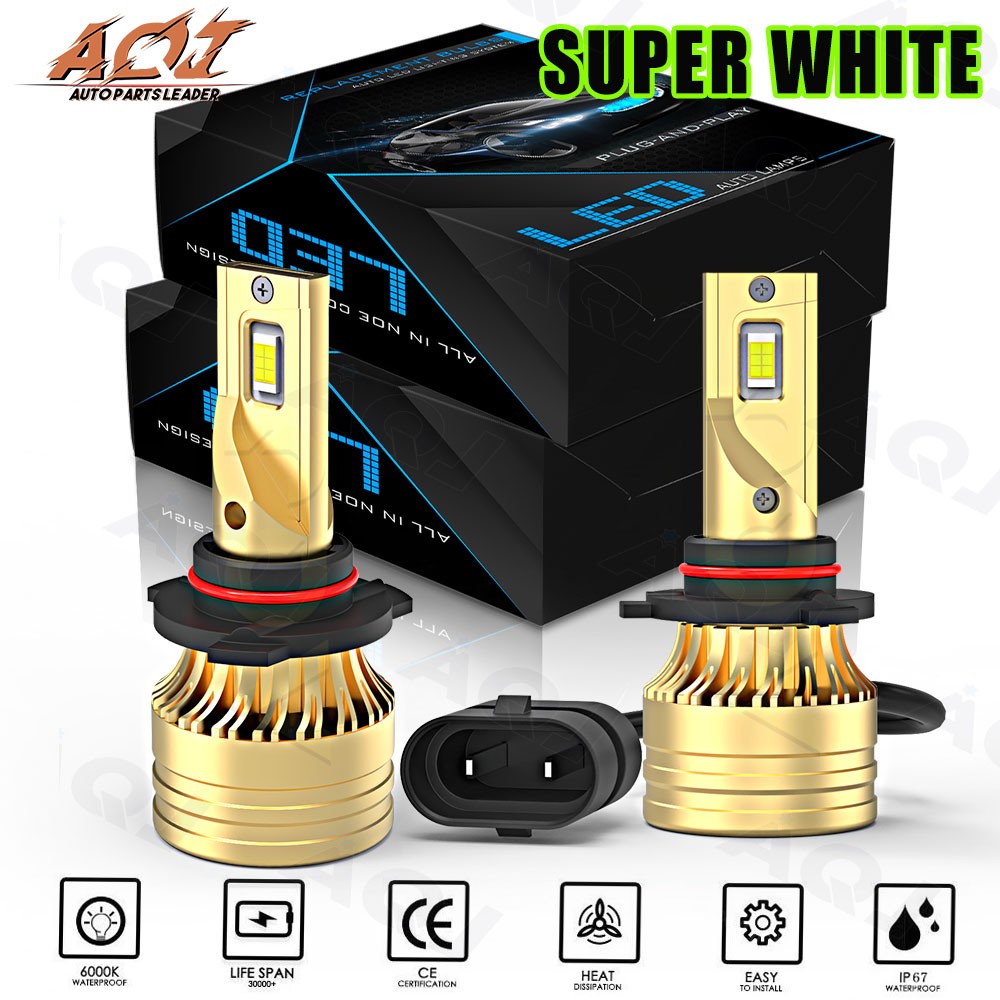For Ford Police Interceptor Sedan 2013-2019 9012 LED Headlights High Low Bulbs