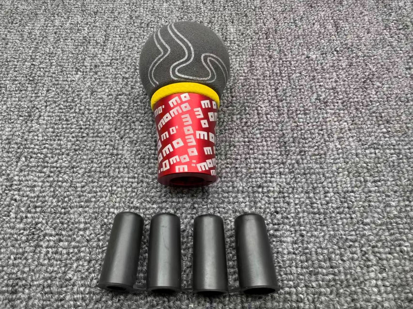New Momo Ultra Alcantara Street Art Graffiti Aluminium Shift Gear Knob