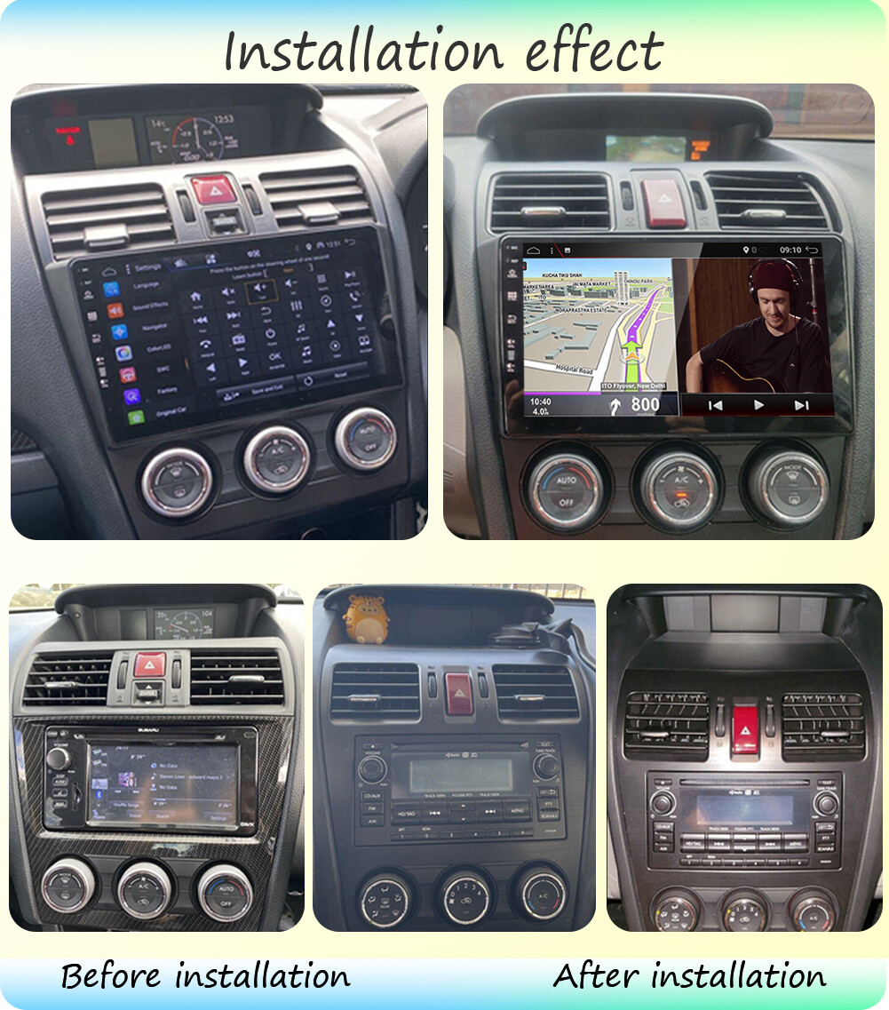 For Subaru Forester WRX/XV 2012-2015 Carplay Android 15 Stereo Radio GPS NAV 64G