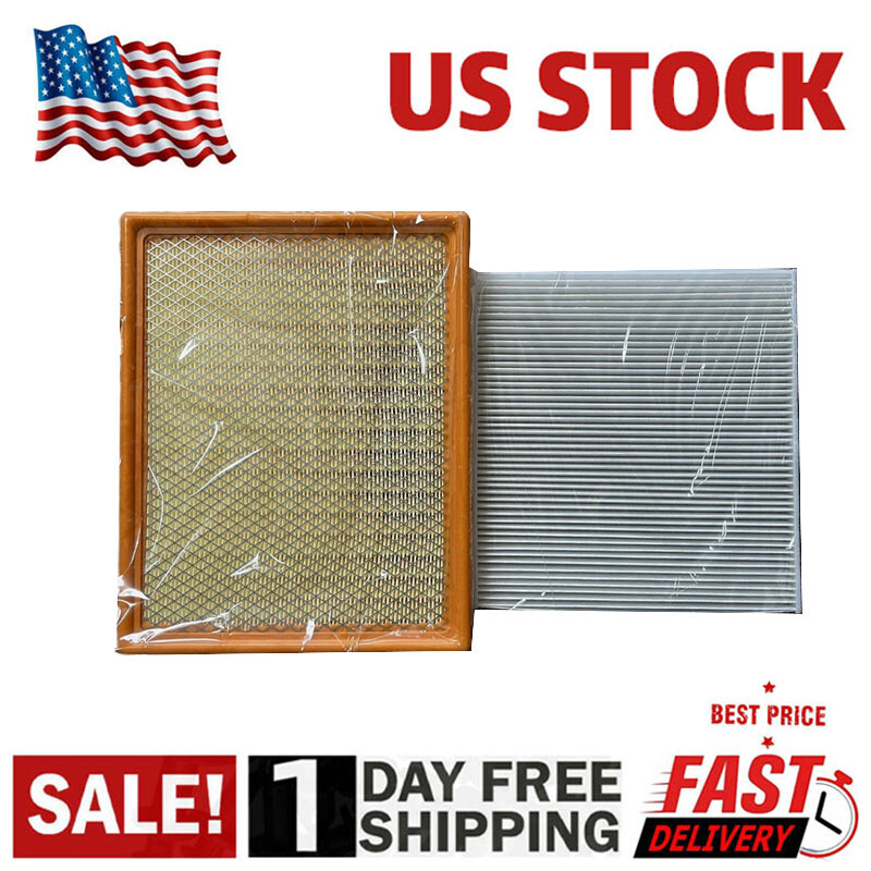 Combo Set Engine + Cabin Air Filter for Chevrolet Chevy Silverado 1500 2500 3500
