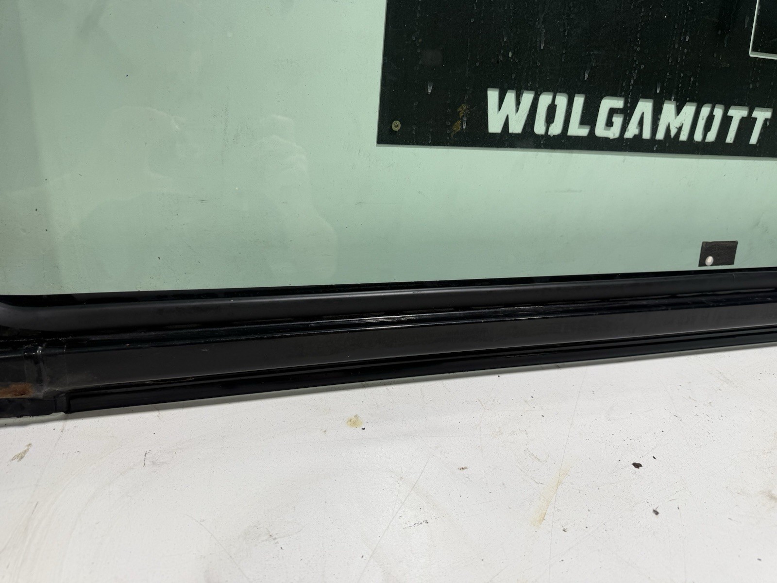 Windshield Frame Panel BLACK PX8 + FREE Windshield GLASS 97-02 Jeep TJ Wrangler