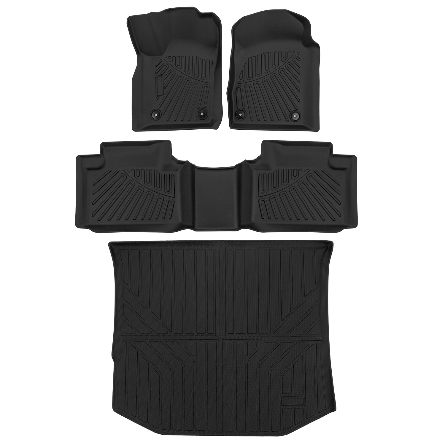 Custom Floor Mats & Cargo Liners for 2016-2021 Jeep Grand Cherokee 2022 WK Black