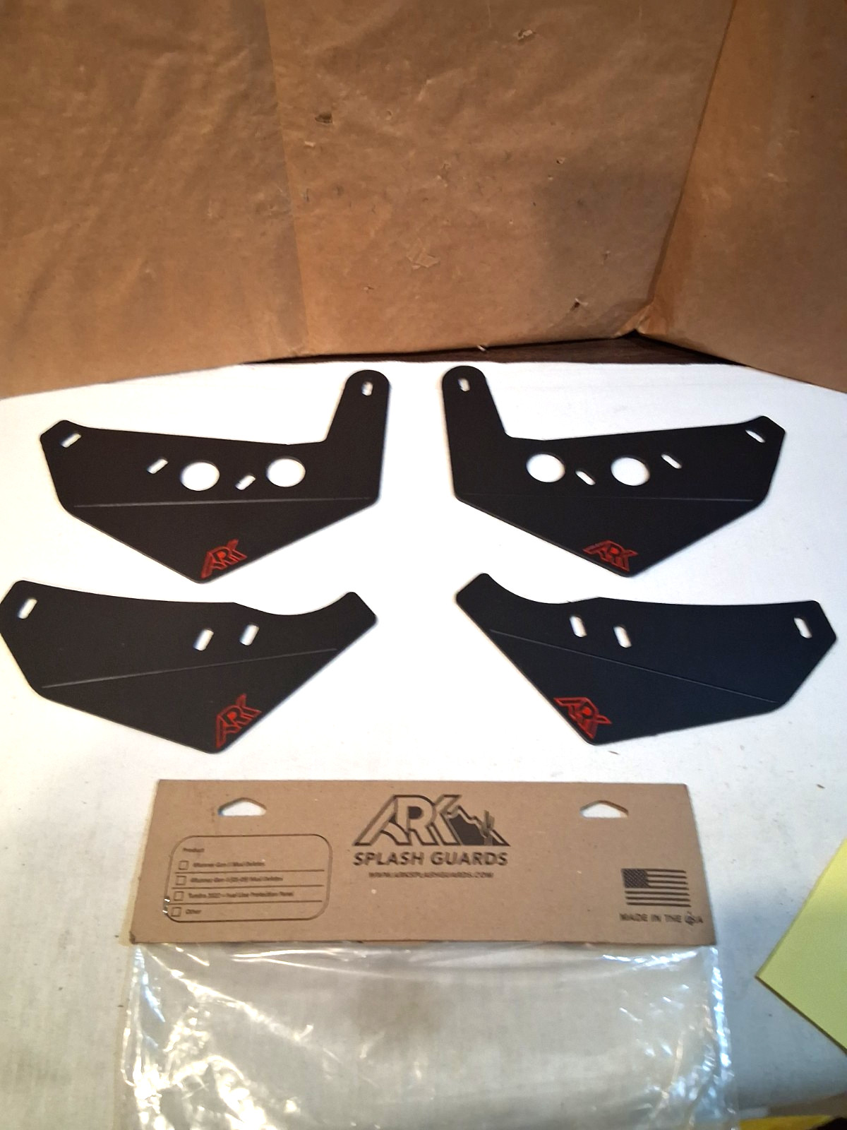 ARK Splash Guards Mudflap Deletes RED (unknown model)