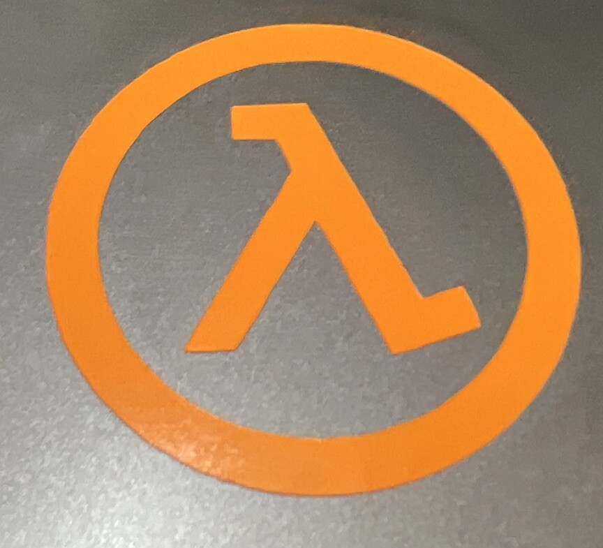 Half-Life Inspired Lambda Symbol 3 Inches
