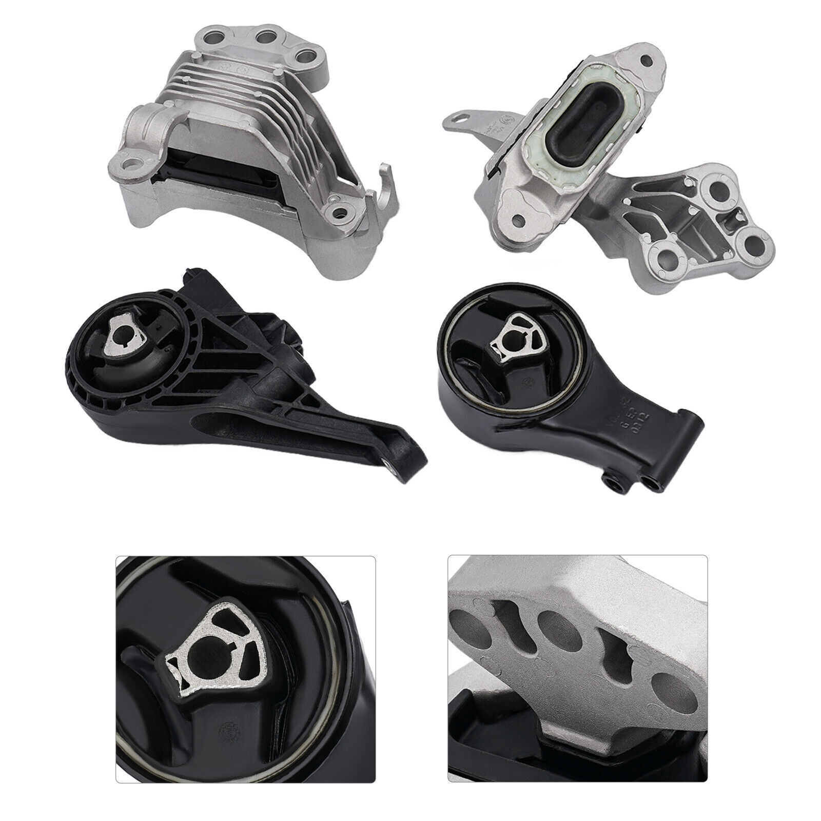Engine & Trans Mount Set 4PCS Fits Chevrolet Cruze 2011-2016 1.8L Auto Trans.