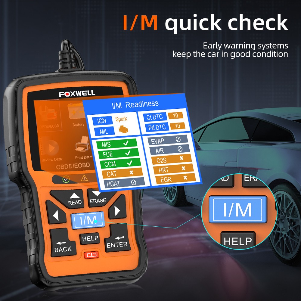 Foxwell NT301 OBD2 Scanner car enginee Diagnostic Scan Service Tool Code Reader