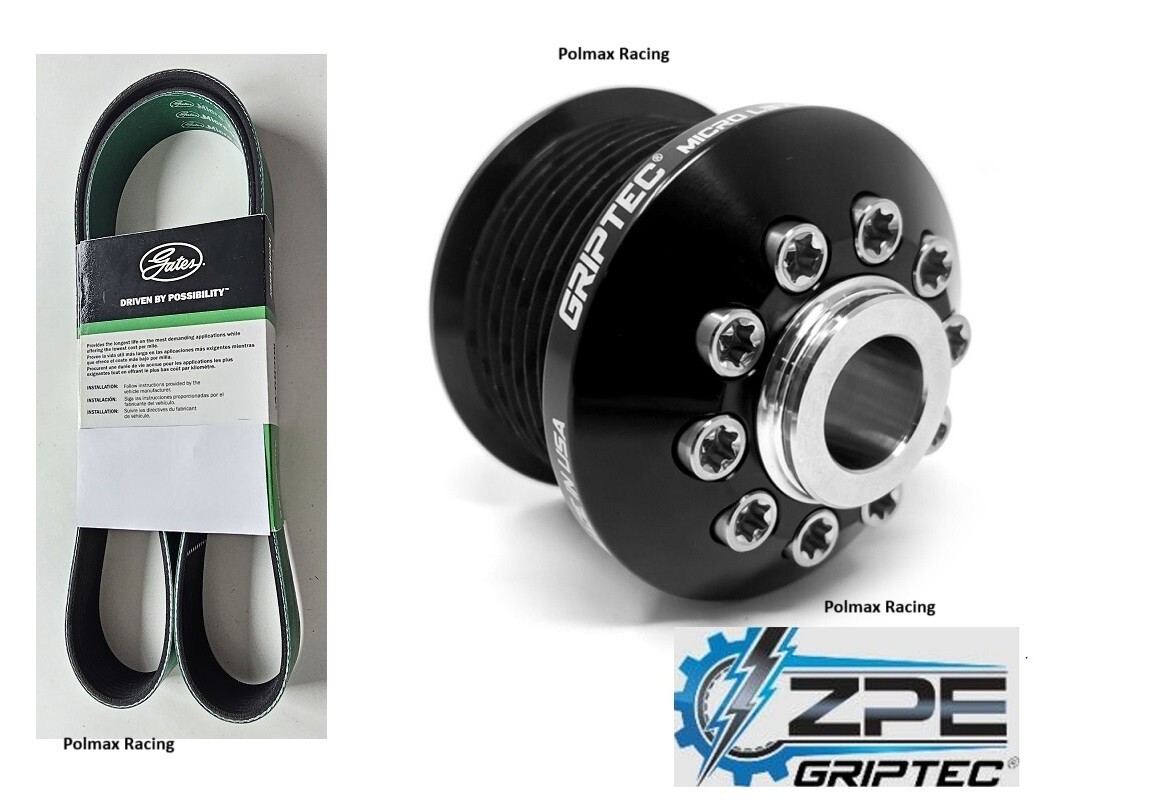 ZPE Griptec 2.30” supercharger pulley kit upgrade and Gates HD belt C7 Z06 LT4