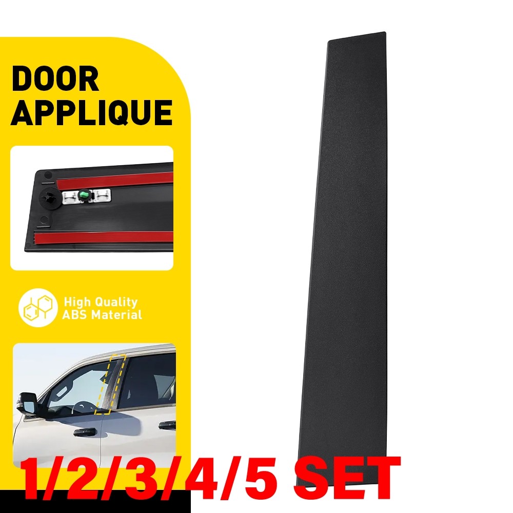 Front Driver B Pillar Applique Door Window Panel For Ram 1500 2019-2026 1-5SET