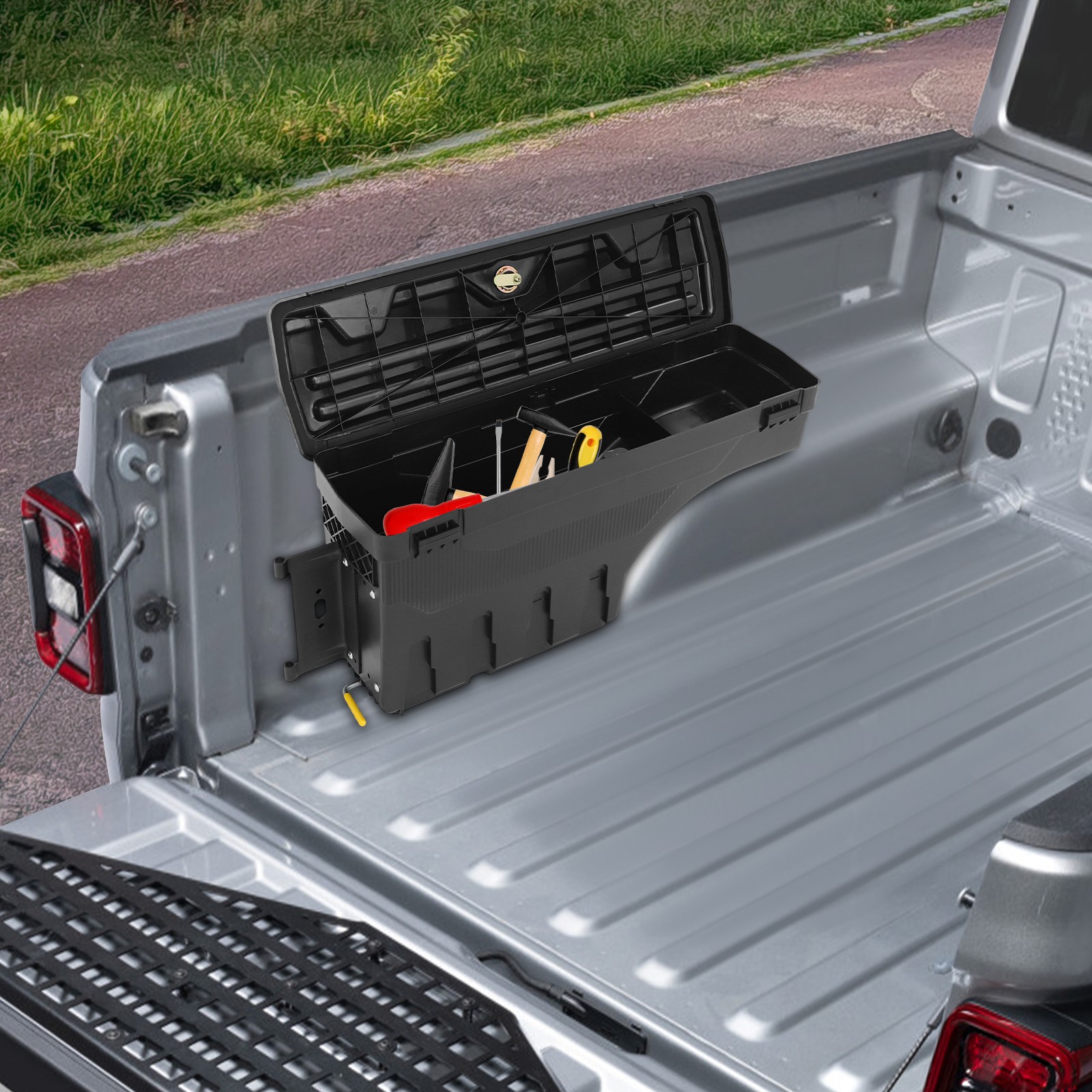 Truck Bed Storage Box Left Side for 2019-2023 Ford Ranger SC206D