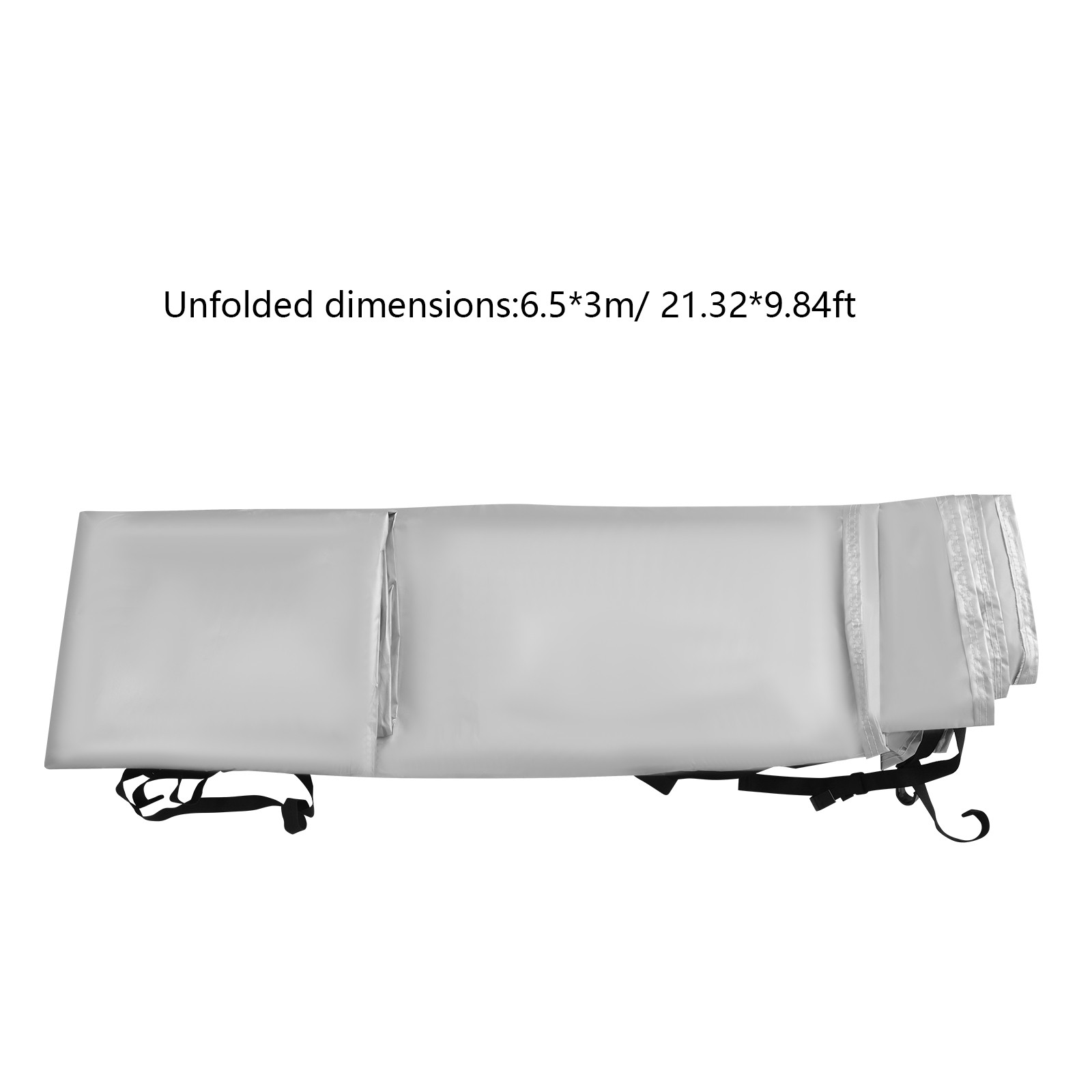 210D Waterproof Caravan RV Camper Top Roof Cover Van Weather Winter Roof Cover