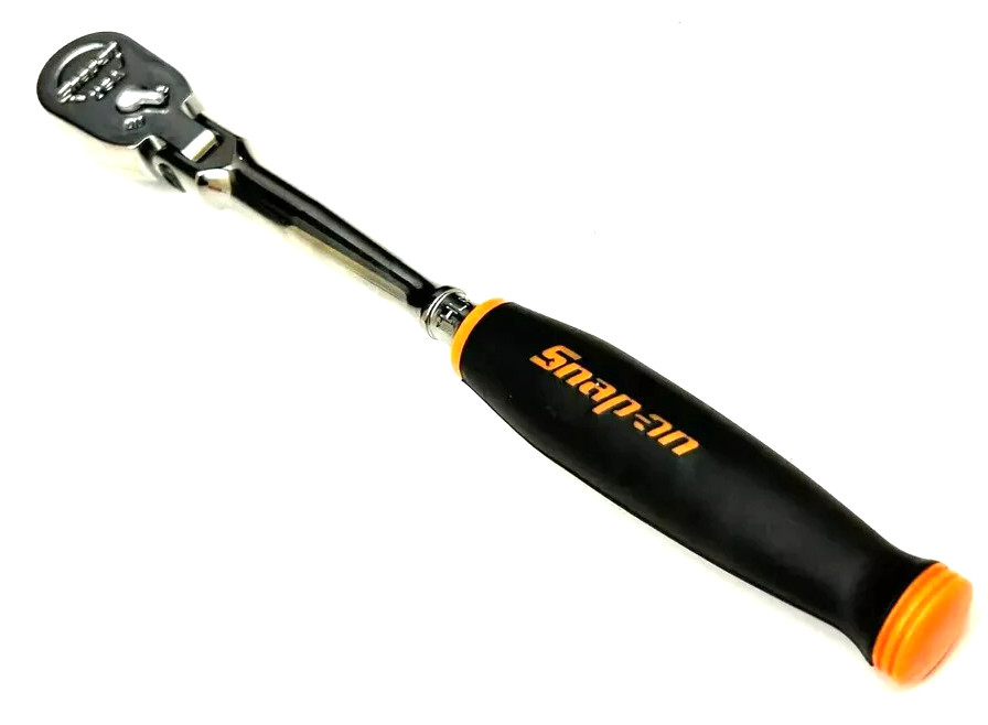 NEW Snap-on™ THLF72O 1/4″ Drive ORANGE Soft Grip 8 1/4″ Long Flex Head Ratchet