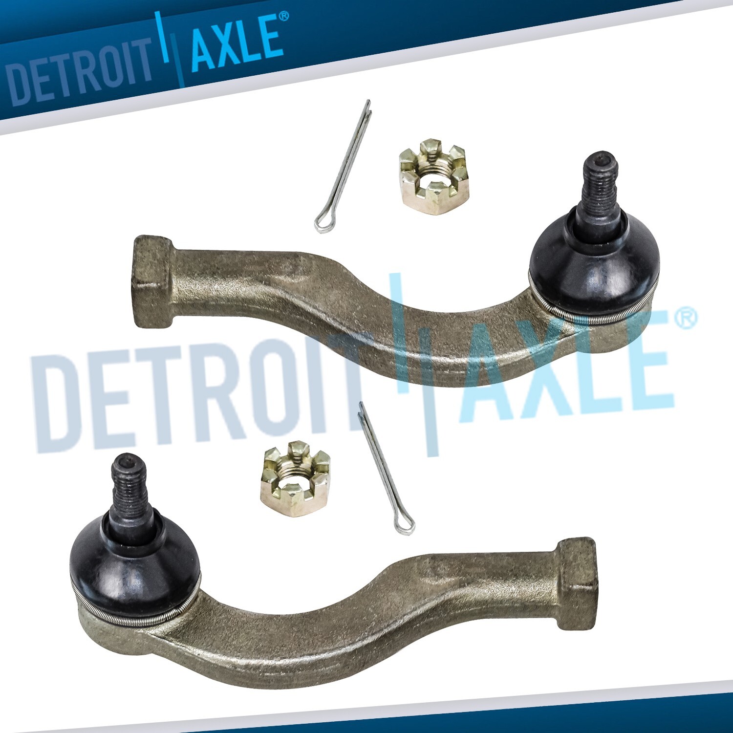 For 1986 – 1994 SUBARU DL GL -10 RX TX LOYALE (2) Front Outer Tie Rod End Links