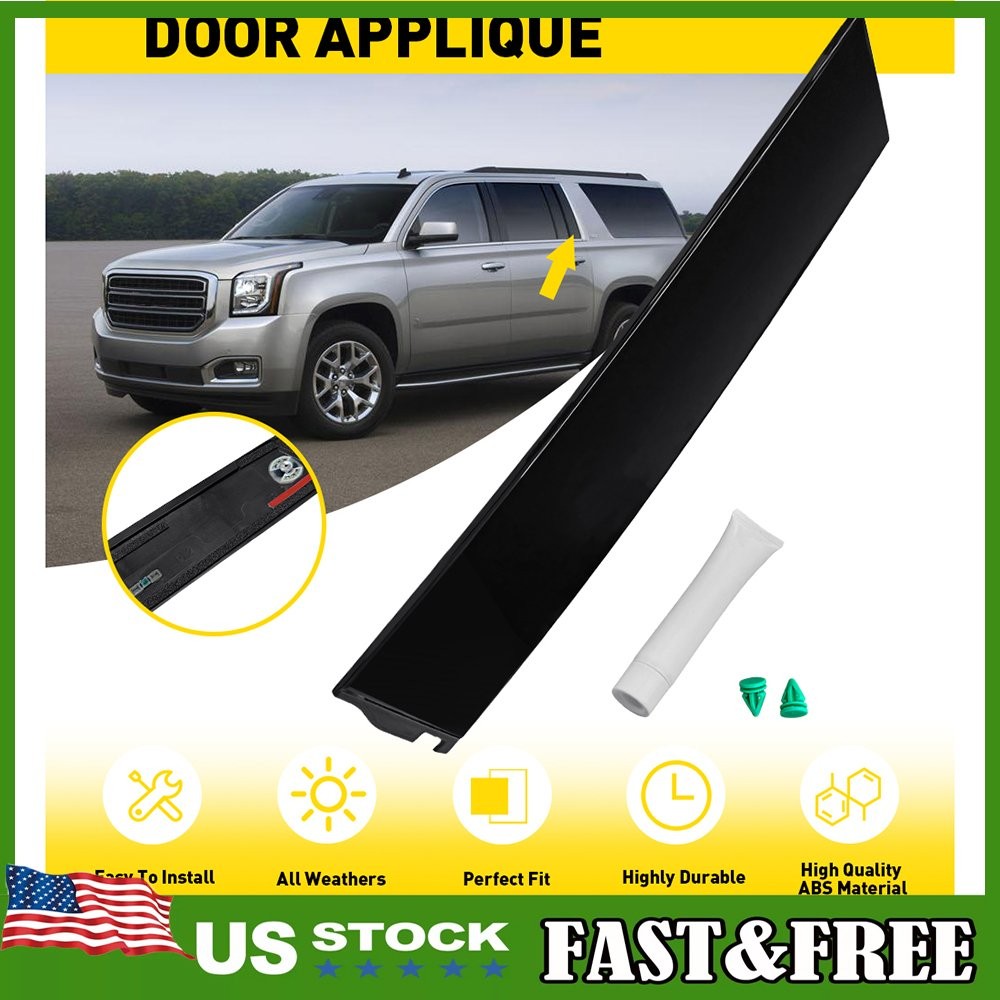 Rear Left Window Trim Molding Panel Fit 15-18 Chevrolet Suburban GMC Yukon 1~10X