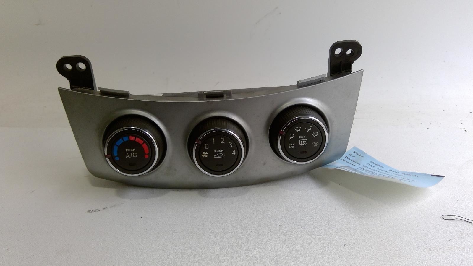 Temperature Control Sedan With AC Manual Rotary Knobs Fits 07-10 ELANTRA 269127