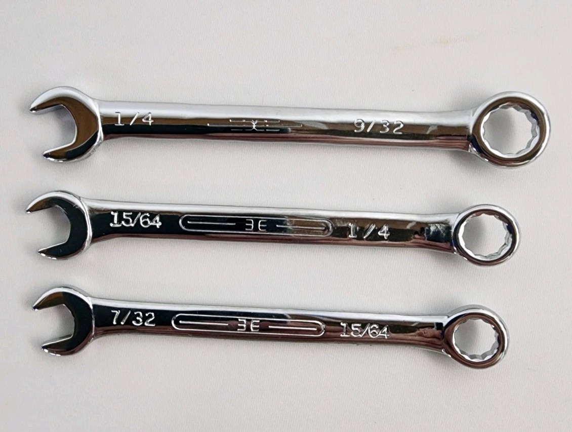 Vintage Wright Tool – NOS Midget Combination SAE 10pc Wrench Set -#787 – NMINT!