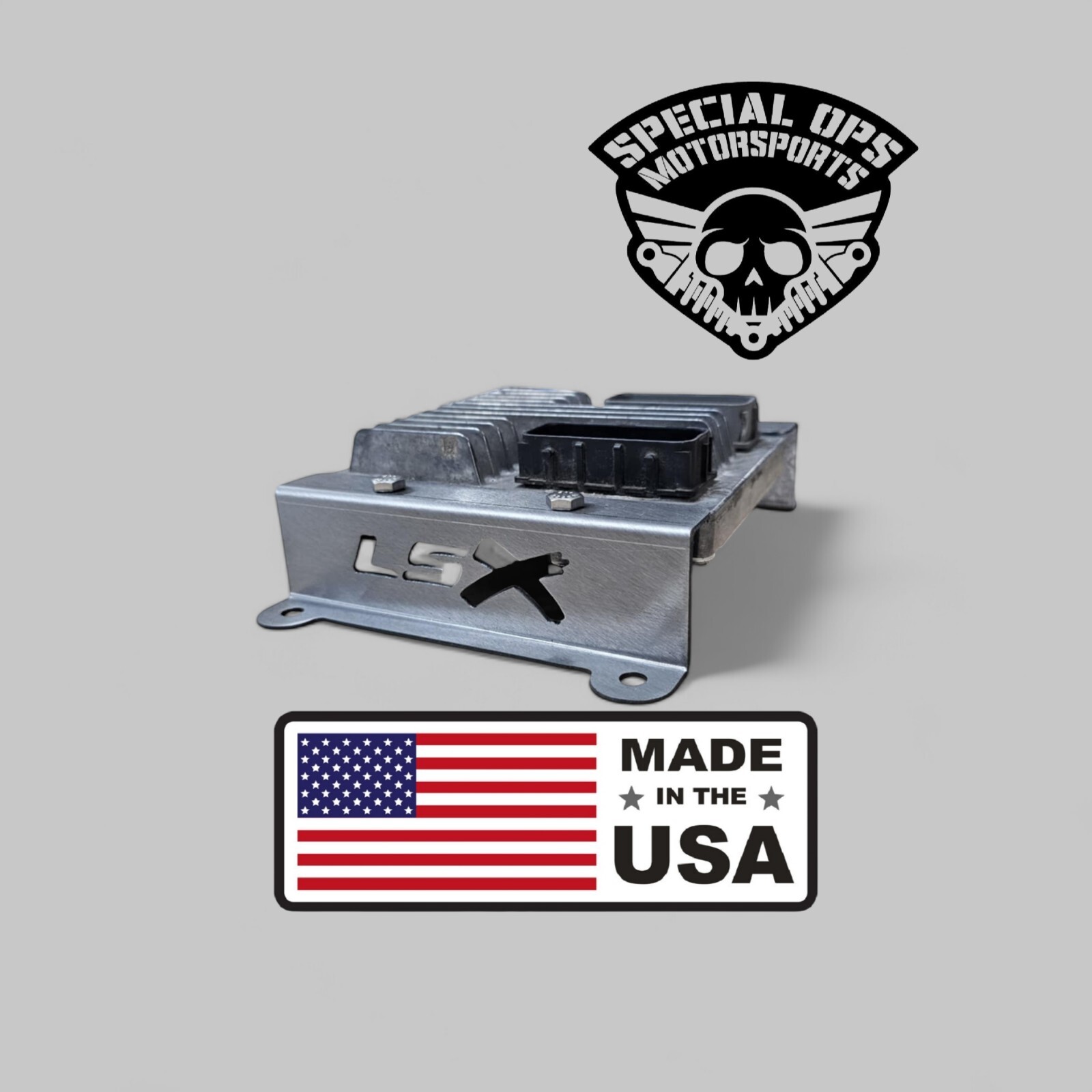 LSX Engine Computer Mount Bracket LS3 GM E67 E38 E40 E78 ECM ECU PCM Gen 4