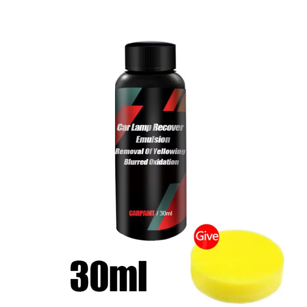 Car Headlight Restoration Set Fluid Repair Kit Plastic Light Polish Cleaner Fast