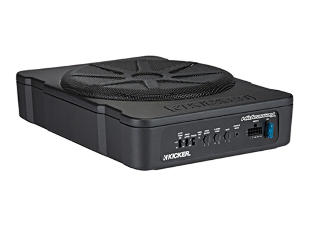 Kicker 51HS10 Hideaway HS10 10″ Compact Powered Subwoofer