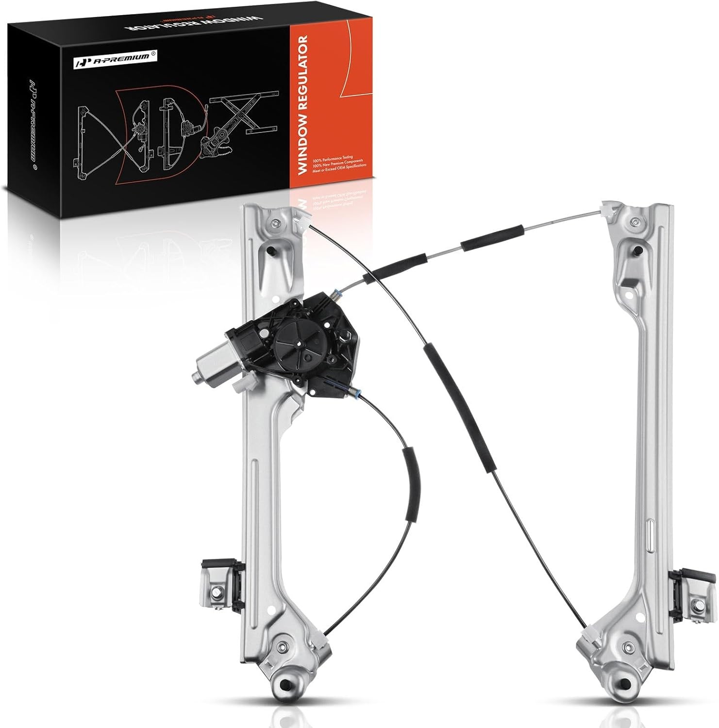 2PCS Window Regulator with 2-Pin Motor for Chevrolet & GMC Models
