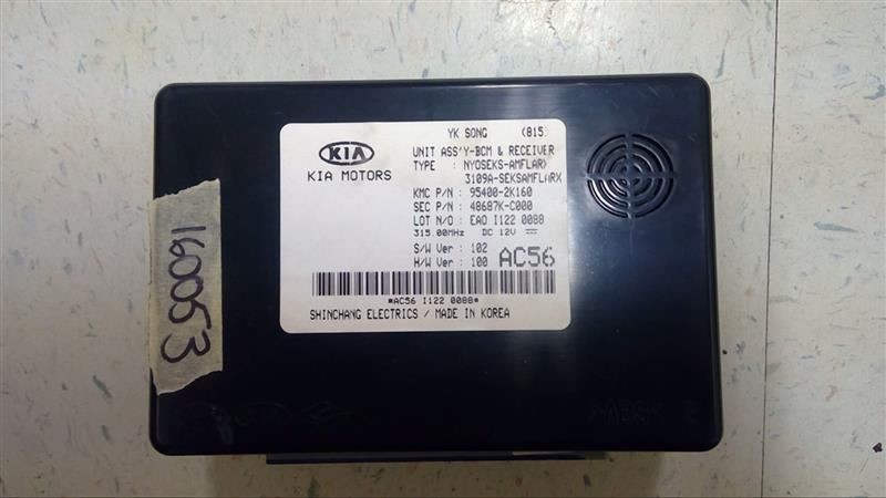 BCM Body Control Right Hand Dash Automatic 95400-2K160 Fits 12-13 SOUL 43435